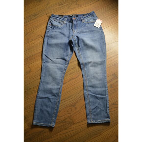 Max Jeans Women's Size 4 Crop Denim Blue - New with Tags - Picture 1 of 7